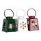 LED Lighted Tree Snowflake and Reindeer Christmas Candle Lanterns - 8" - Set of 3